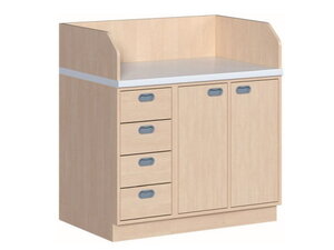 Aankleedtafels 107 cm breed zonder trap