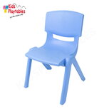 Sally - Stapelbare Kunststof kinderstoeltje Blauw H 28 cm