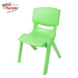 Sally - Stapelbare Kunststof kinderstoeltje Groen H 28 cm