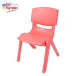 Sally - Stapelbare Kunststof kinderstoeltje Rood H 28 cm