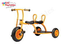 Driewieler Taxi tandem Kinderfiets 