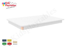 Tafelblad rechthoekig 120 x 75 cm wit