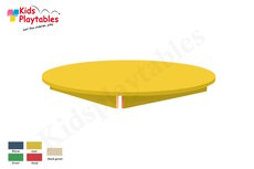 Tafelblad rond doorsnede 90 cm geel