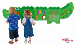 Wandspel | Wandspeelbord Krokodil 5-delige set