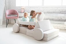Kiddy Speelbank | Play Sofa kind Wit Kiddy Speelbank | Play Sofa kind Wit