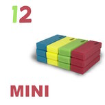 RIWI Bouwblokken Set van 12 stuks | Zachte Speelblokken