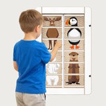 Wandspel | Wandspeelbord Memory Antarctica Animals