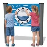 Wandspeelbord voor buiten Dolfijn | Wandspel voor buitengebruik