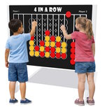 Wandspeelbord voor buiten vier op een rij | Wandspel voor buitengebruik