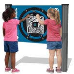 Wandspeelbord voor buiten Doolhof | Wandspel voor buitengebruik